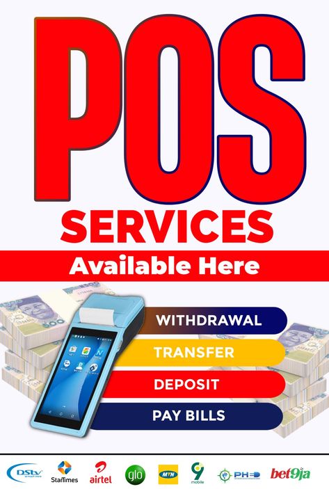 Pos Business Banner Design, Pos Graphic Design, Pos Poster Design, Pos Banner Designs, Pos Banner Design Nigeria, Pos Design Flyer, Pos Flyer Designs, Pos Banner, Creative Mirror