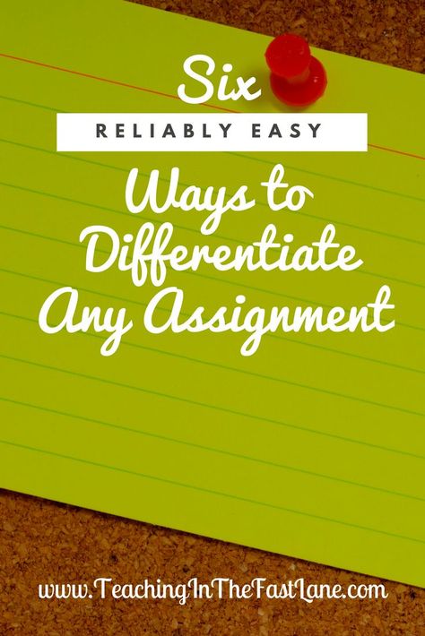 Differentiate is likely a word you have heard about a million and one times if you are a teacher. We hear we need to differentiate assignments for our students, but no one really takes the time to explain what that looks like in the classroom. Marketing Classroom, Differentiated Instruction Strategies, Differentiation Strategies, Differentiation In The Classroom, Differentiated Learning, Instructional Strategies, Instructional Coaching, Differentiated Instruction, Classroom Inspiration