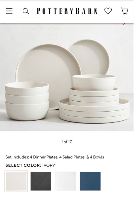 White Dishware Sets, White Plates Aesthetic, Aesthetic Kitchen Plates, Japandi Kitchen Plates, Cute Utensils Aesthetic, Kitchen Plates Set Aesthetic, Plateware Aesthetic, Neutral Plates And Bowls, Dish Wear Aesthetic