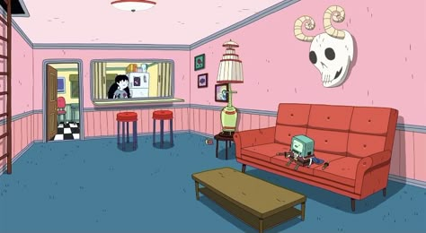 Adventure Time Background, Adventure Time Parties, Adventure Time Style, Land Of Ooo, Marceline And Bubblegum, Sims House Design, Adventure Time Art, Cartoon Background, Environment Concept Art