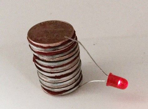 Charge from Change: Make a Coin Battery | STEM Activity Cool Science Fair Projects, Stem School, Chemical Energy, Steel Worker, Stem Activity, Stem For Kids, Fair Projects, Electrical Energy, Science Project