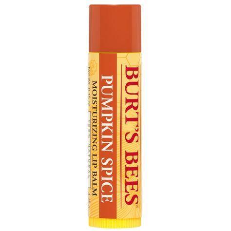 For less than the price of an actual Starbucks drink, you can get to smell that delicious pumpkin spice all day, every time you reapply this cult lip balm.  Burt's Bees Pumpkin Spice Lip Balm ($3) Pumpkin Lip Balm, Burts Bees Chapstick, Burt's Bees Pomegranate, Cherry Lip Balm, Burts Bees Lip Balm, Strawberry Lip Balm, Burts Bees Lip, Pomegranate Oil, Beeswax Lip Balm