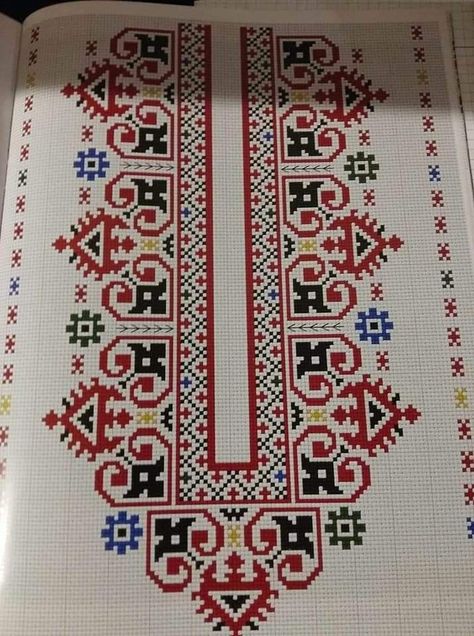 Russian Cross Stitch, Cross Stitch Border Pattern, Cross Stitch Geometric, Crochet Stitches Guide, Diy Embroidery Patterns, Pola Kristik, Cross Stitch Patterns Flowers, Needlework Embroidery, Cross Stitch Borders