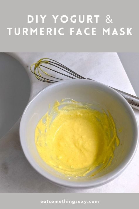 Exfoliating Benefits, Turmeric For Skin, Face Mask Ingredients, Yogurt Face Mask, Diy Yogurt, Yogurt Mask, Turmeric Facial, Yogurt Benefits, Aphrodisiac Foods