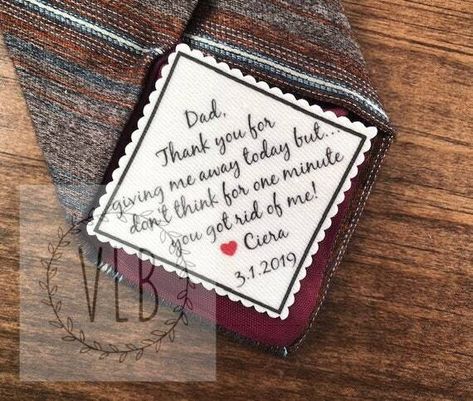 #giftideas #mensfashion #tie #bridetobe #father #giftforhim #etsy #sew #shoppers #favorites #weddingbells #patch #thebigday #fatherofthebride #etsyshopper #tiepatch Groom Tie, Father Of The Groom, Groom Ties, Personalized Tie, Custom Ties, Wedding Ties, Groom Gift, Personalized Labels, Affordable Gifts