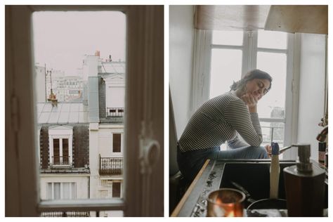 Parisian Tiny Apartment, Parisian Interior Small Apartment, Tiny French Apartment, Paris Small Apartment, Paris Flat Aesthetic, Tiny Paris Apartment, Paris Flat Parisian Apartment, Emily In Paris Sylvie Apartment, Tiny Apartment Aesthetic