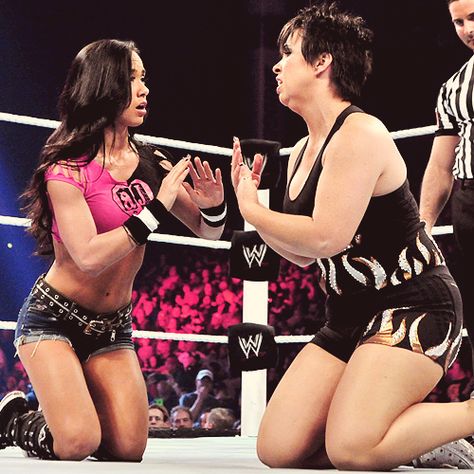 AJ Lee vs. Vickie Guerrero Vickie Guerrero, Aj Lee, John Cena, Wwe Divas, Wwe, Diva, My Girl, Sports Bra, Wrestling