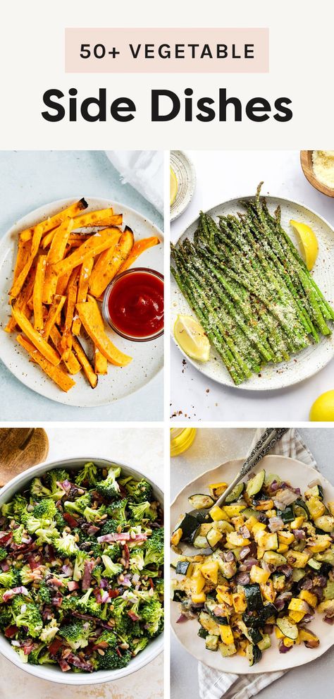 Roasted Summer Squash Simple Side Dishes For Dinner Healthy, Veggie Side Ideas, Add Vegetables To Diet, Easy Veggie Sides Healthy, Easy Green Vegetable Side Dish, Healthy Veggie Sides, Veggie Recipes Sides, Blanched Vegetables, Easy Veggie Sides