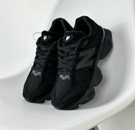 New Balance 9060 Black, Nike New Balance, Pretty Sneakers, New Balance 9060, Dr Shoes, Shopping Shoes, Trendy Shoes Sneakers, Pretty Shoes Sneakers, Kicks Shoes