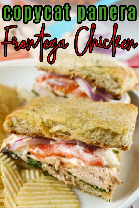 Panera Copycat Sandwich Recipes, Panera Chicken Sandwich Recipes, Panera Sandwiches Copycat, Potbelly Sandwich Copycat, Panera Frontega Chicken Sandwich, Frontega Chicken Panini Panera Bread, Panera Bread Bbq Chicken Sandwich, Panera Frontega Chicken Panini, Copycat Panera Sandwich Recipes