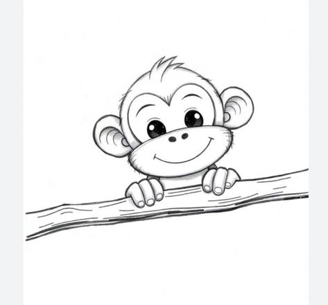 Dainty Monkey Tattoo, Matching Monkey Tattoos, Minimalist Monkey Tattoo, Baby Monkey Drawing, Simple Monkey Drawing, Monkey Tattoo Small Cute, Monkey Tattoo Design, Monkey Outline, Monkey Tattoo