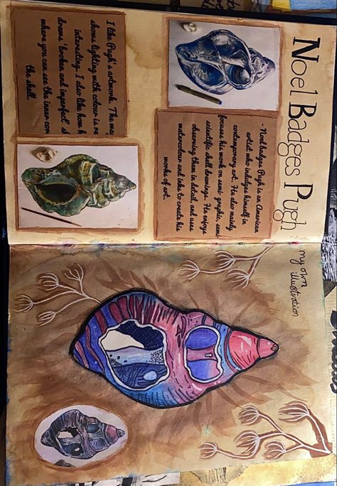 Gcse Art Sketchbook Under The Sea, Water Textiles Sketchbook, Land Sea And Sky Gcse Art, Gcse Ceramics, Resonance Art, Sea Life Artists, Sea Textiles, Textile Sketchbook, Process Portfolio