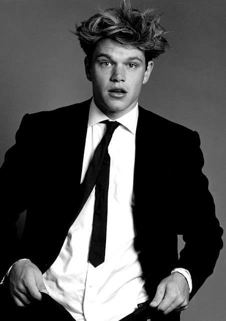 Young Matt Damon in Suit and Black Tie Iman And David Bowie, Adam Brody, 90s Actors, Jason Bourne, Andy Garcia, Bruce Weber, Sean Penn, Lou Doillon, Matt Damon