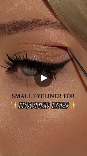 1.7M views · 63K reactions | SMALL EVERYDAY EYELINER FOR HOODED EYES Here my step-by-step tutorial ♥️ Key products @shiseido: • eyepencil 01 (microliner ink) • concealer 201 (synchro skin self-refreshing concealer) • shimmer eyeshadow aura dew 02 ✨ you can buy it in @jasmin.parfimerije P.s.: I have two different hooded eyes😅💁🏼‍♀️ If you want to see more hooded eye content like eyeliner, eyeshadow tips comment below👇🏻 #hoodedeyesmakeup #hoodedeyes #eyelinertutorial #eyelinertutorial #jasminparfimerije | Elena Rachitskaya | elena.rachitskaya · Original audio Hood Eyes Eyeliner, Eyeliner For Small Hooded Eyes, Eyeliner Hooded Eyes, Everyday Eyeliner, Eyeliner For Hooded Eyes, Eyeshadow Tips, Eyeliner Eyeshadow, Shimmer Eyeshadow, Eyeliner Tutorial