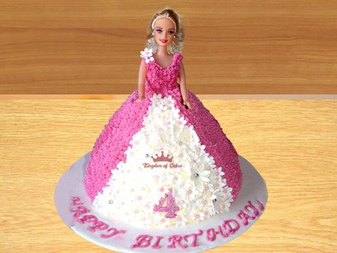 Barbie Doll Princess Cake for Girls Online Delivery in Noida | Unique Designer Birthday Cakes for Kids Cake Messages, Cake Sayings, Barbie Cake Designs, Barbie Dress Cake, Doll Cake Designs, Barbie Doll Birthday Cake, Barbie Doll Cake, Doll Birthday Cake, Barbie Birthday Cake