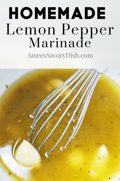 Lemon Pepper Dressing, Lemon Pepper Marinade Recipe, Lemon Pepper Salad, Lemon Pepper Marinade Chicken, Lemon Pepper Sauce For Wings, Lemon Marinade For Chicken, Lemon Pepper Sauce Recipe, Marinade Fish, Tangy Salad Dressing