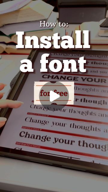 Paperlike on Instagram: "How to install a font 🔡  ➡️ Go to dafont.com and download the desired font. ➡️ Import and install the font to “ifont.” ➡️ Go to settings and install profile.  ➡️ In the desired program (@ellisdesignlabb used @procreate), select written text to change to the font.   We love seeing everything you create with the help of Paperlike! ✍️ Tag us @paperlike and add #paperlike for a chance to be featured." Edit Fonts Dafont, Youtube Fonts Dafont, Old Script Font, Good Fonts On Dafont, Script Fonts Alphabet, Dafont Fonts, Font Recommendation Dafont, Free Business Logo, Font Suggestion Dafont