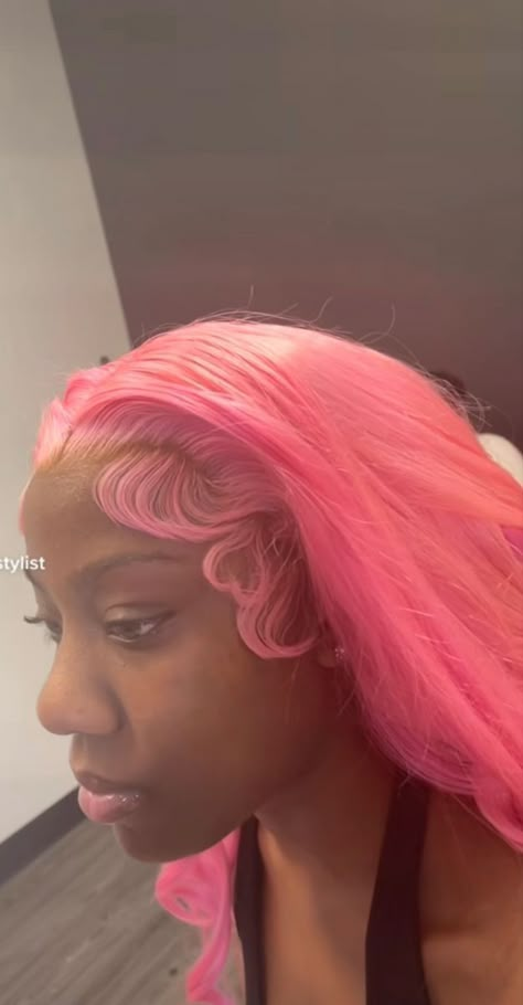 Fluffy Edges, Frontal Wig Hairstyles, Pretty Hair Color, Dope Hairstyles, Hair Laid, Front Lace Wigs Human Hair, Long Straight Hair, Baddie Hairstyles, Hair Weave