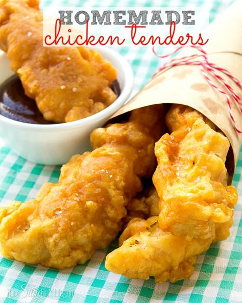 Homemade Chicken Tenders - bjl Homemade Chicken Tenders, Beef Entrees, Dessert Sushi, Breakfast And Brunch, Bon Appetite, Tender Chicken, Poultry Recipes, Chicken Tenders, Grocery List