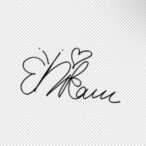 Signature Aesthetic Ideas, Pretty Signatures Kpop, Kep1er Signature, Kpop Signature Ideas, Cute Signature Ideas, Hikaru Kep1er, Signatures Handwriting, Cool Signatures, Mini Doodle