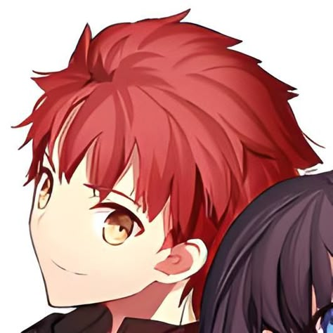 shirou and rin Rin And Shirou Matching Icons, Fate Stay Night Matching Pfp, Shirou Emiya Pfp, Emiya X Rin, Rin And Shirou, Fate Matching Pfp, Shirou Emiya Icon, Fate Matching Icons, Fate Shirou Emiya