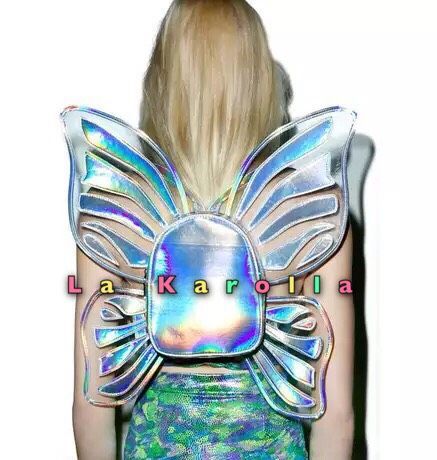 Rave Bag, Under Armour Backpack, Current Mood Clothing, Butterfly Backpack, Rave Style, Cute Mini Backpacks, Rave Gear, Red Backpack, Rave Fashion