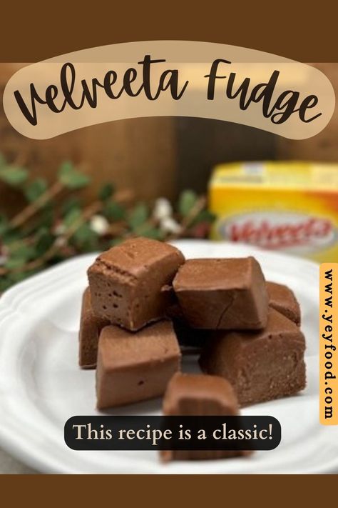 Yeyfood.com: Recipes, cooking tips, and kitchen hacks for home cooks of all levels Velveeta Cheese Fudge Recipe, Velvetta Fudge, Cheese Fudge Recipe, Original Fantasy Fudge, Velveeta Fudge, Original Fantasy Fudge Recipe, Fantasy Fudge Recipe, Fantasy Fudge, Cinnamon Bread Easy