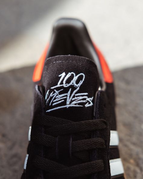 The adidas 100 Thieves Palos Hills, a collaboration with esports powerhouse 100 Thieves, pays homage to the roots of founder Matthew Haag (Nadeshot). Inspired by the iconic adidas Samba. ⁠ ⁠ adidas 100 Thieves Palos Hills is available online and in-store at thegoodlife. ⁠ ⁠ Size Run: UK4 (US4.5) - UK11 (US11.5)⁠ Price: AED 499 ⁠ ⁠ #adidas100thieves 100 Thieves, Samba Adidas, Adidas Samba, The Roots, The 100, In Store, Adidas, Running, Sneakers