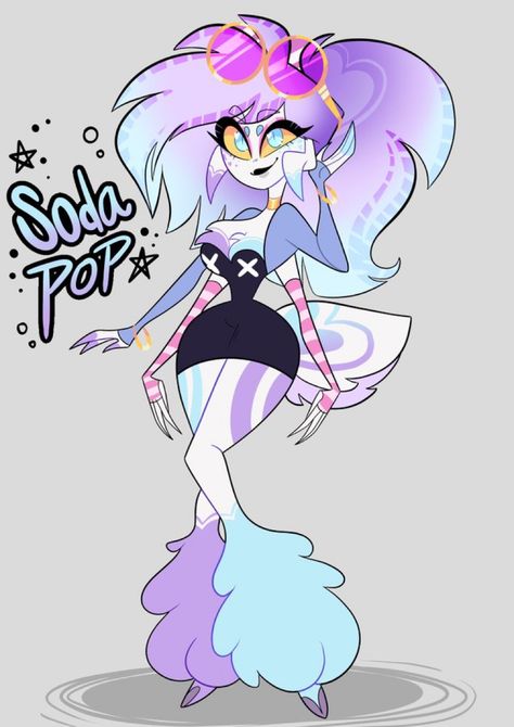 Helluva Boss X Oc, Hazbin Hotel Oc Character Design, Hazbin Art Style, Helluva Boss Next Gen, Vizipop Art Style, Witch Oc Design, Hellvana Boss Oc Base, Hell Of A Boss Oc, Hazbin Oc Base