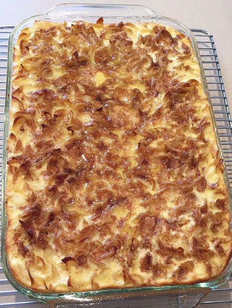 German Kugel Recipes, Sweet Lokshen Kugel, Apple Cinnamon Noodle Kugel, Matzo Kugel Recipes Sweet, Peach Kugel Recipe, Jewish Noodle Kugel, Noodle Kugel Recipes Sweet, Cinnamon Kugel 12 Tomatoes, Passover Noodle Kugel Recipes