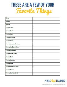 these-are-a-few-of-your-favorite-things Favourites List Questions, Staff Engagement, Building A Relationship, Nurse Manager, Job Info, How To Order Starbucks, How To Motivate Employees, Staff Meetings, Word Building