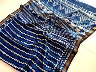 Maheshwari Silk Sarees, Chanderi Saree, Business Photography, Bagru Print, Indigo Prints, Elegant Saree, Silk Yarn, Photography Business, Boho Shorts