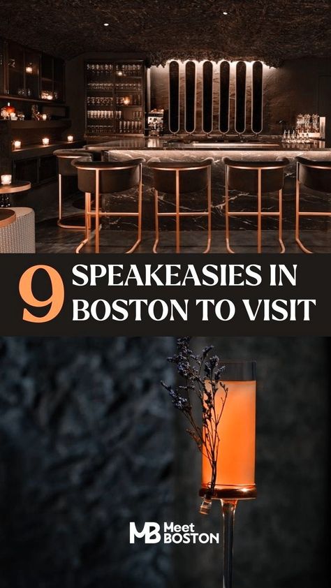 There's something so intimate and mysterious about sipping craft cocktails at a local Boston speakeasy. Whether it’s the swanky atmosphere or the thrill of uncovering the door and knowing the password that appeals to you, Boston has plenty of hidden bars and restaurants for you to discover. Visit a speakeasy in Boston with our list of 9 speakeasies in Boston to visit. credit @boston.hiddengems Boston Speakeasy, Speakeasy Restaurant, Boston Nightlife, Places In Boston, Hidden Bars, Boston Neighborhoods, Boston Vacation, Best Cocktail Bars, Hidden Bar