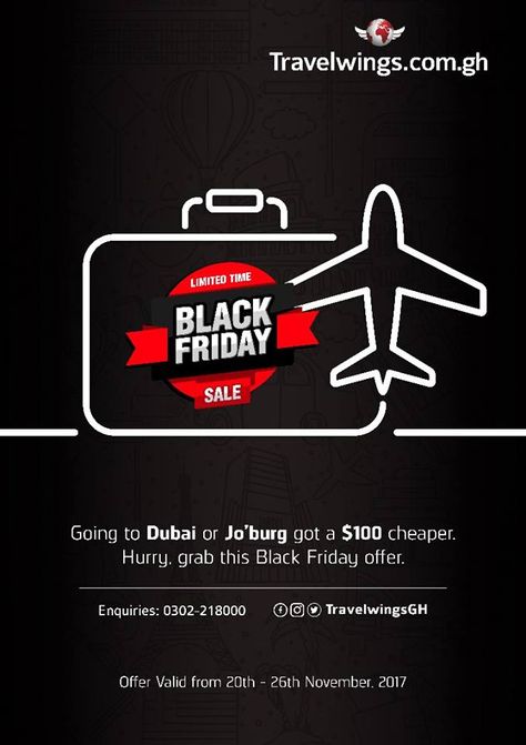 Black Friday Travel, Travel Design, Weekend Trips, Friday Sale, Travel Agency, Black Friday Sale, Social Media Post, Design Template, Peace Gesture