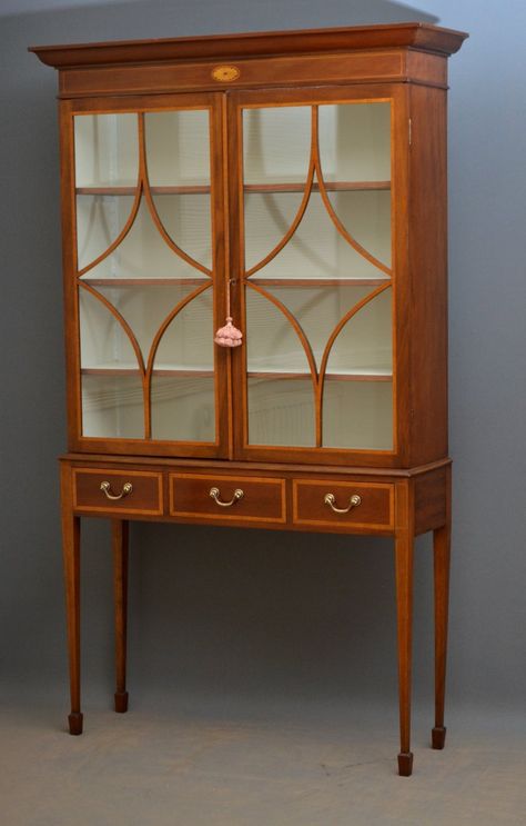 Elegant Edwardian Display Cabinet Antique Cabinets, Display Cabinet, China Cabinet, On Earth, Antique Furniture, Limited Editions, World's Best, Most Beautiful, Fine Jewelry