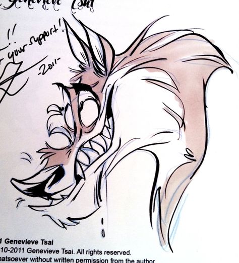 Genevieve Tsai Genevieve Tsai, Coyote Cartoon, Wolf Cartoon, Werewolf Drawing, Disney Art Style, Drawing Examples, Fantasy Creatures Art, Fox Art, Wolf Art