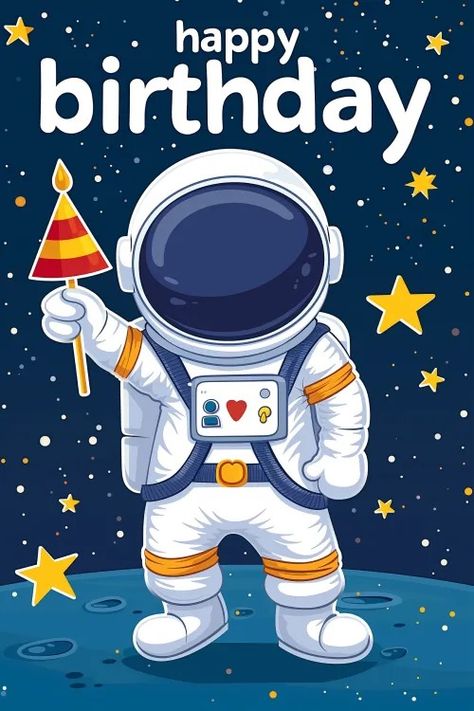 Free Birthday Astronaut Cartoon Character Astronaut Images, Birthday Astronaut, Space Theme Classroom, Valentines Toppers, Space Day, Birthday Certificate, Astronaut Cartoon, Astronaut Party, Happy Birthday Boy