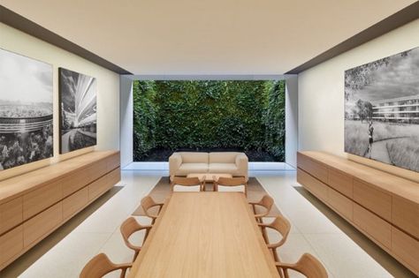 Apple Car interior design: Clues we can take from boardrooms in Apple Stores Apple Conference, Apple Store Interior, Apple Store Design, Apple Office, Apple Aesthetic, Samsung Store, Boardroom Furniture, Meeting Room Design, Sales Gallery