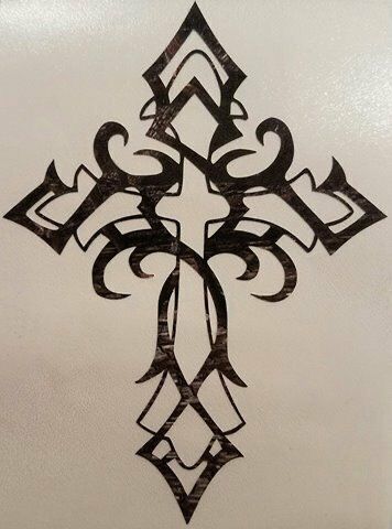 Cross Shoulder Tattoos, Yin Yang Tattoo, Cross Drawing, Celtic Cross Tattoos, Yang Tattoo, Cross Tattoos For Women, Yin Yang Tattoos, Cross Tattoo For Men, Cool Forearm Tattoos