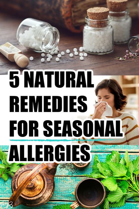 If you struggle with allergies each year, this post is for you. Learn 5 natural remedies, including homeopathics and herbs, to beat seasonal allergies. Seasonal Allergy Remedies, Natural Allergy Relief Remedies, Herbs For Allergies, Gut Supplements, Leaky Gut Supplements, Grass Allergy, Leaky Gut Symptoms, Healing Your Gut, Fall Allergies