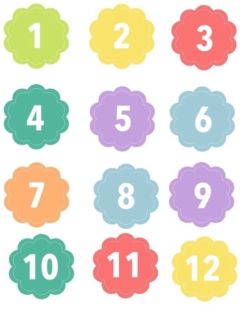 Printable Calendar Numbers, Infant Lesson Plan, Calendar Numbers, Classroom Calendar, Daycare Ideas, Kids Calendar, Toddler Learning Activities, Mom Blog, Preschool Learning Activities