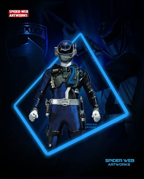 ArtStation - Blue Ranger SPD, Spider Web Artworks Spd Power Rangers, Power Rangers Spd, Disney Eras, Blue Ranger, Power Rangers Fan Art, Green Ranger, Hip Hop Art, Black Wallpaper Iphone, Spider Web