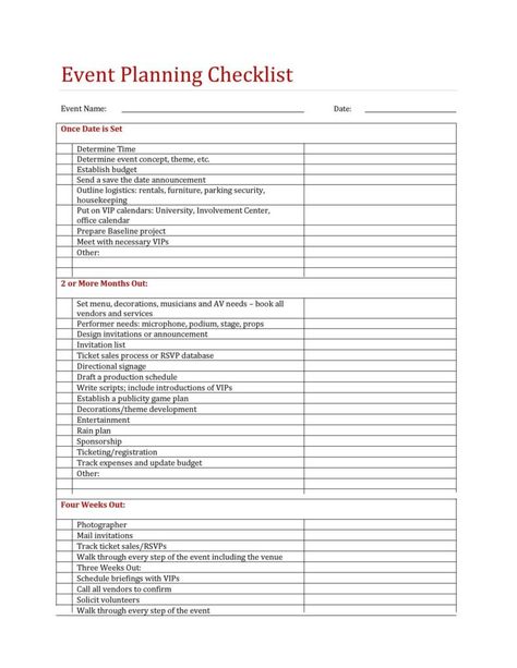 Corporate Event Planning Checklist, Event Coordinator Checklist, Event Checklist Template, Picnic Business, Business Plan Template Word, Event Planning Checklist Templates, Event Checklist, Becoming An Event Planner, Event Planning Worksheet