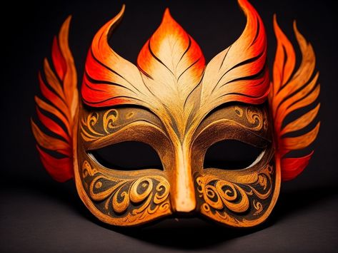 Phoenix Mask, Hobbit Core, Fire Mask, Character Accessories, Cycle Parts, Masks Art, Fantasy World, The Hobbit, Costume Ideas