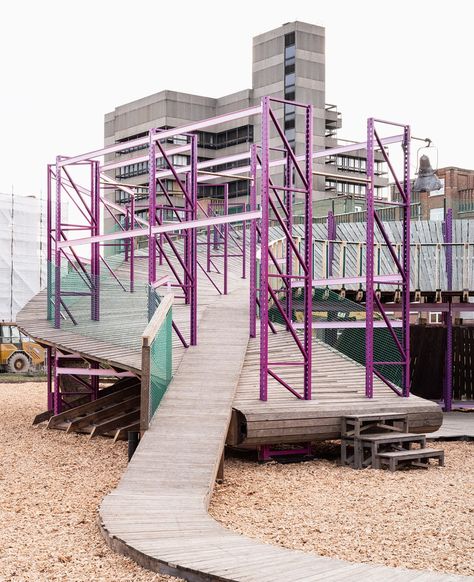 Gallery of Olevodroom Pavilion / Decoratelier Jozef Wouters - 6 Adaptive Reuse Architecture, Reuse Architecture, Community Space Design, Pavilion Architecture, Construction Waste, Old Warehouse, Norman Foster, Community Space, Adaptive Reuse