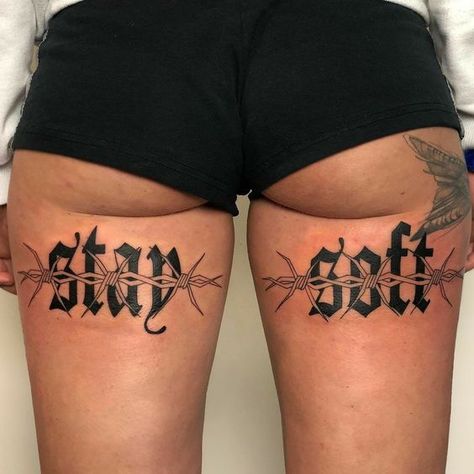 Stay Soft Tattoo, Meaningful Word Tattoos, Soft Tattoo, Stay Soft, R Tattoo, Classic Tattoo, Tattoo Feminina, Next Tattoo, Real Tattoo