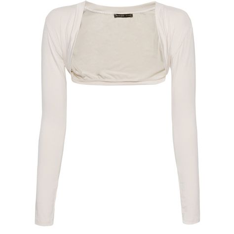 Long Sleeves Bolero ❤ liked on Polyvore Fame Clothes, White Shrug, Ballerina Outfit, Sleeve Bolero, Mode Zara, Outfit Png, Ballet Clothes, Skating Outfits, Bolero Jacket