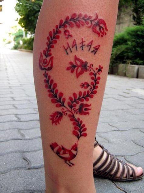 matyo Hungarian Tattoo Ideas, Hungarian Symbols, Hungarian Tattoo, Scandinavian Tattoo, Tattoos And Meanings, Embroidery Tattoo, Tatoo Inspiration, Hungarian Embroidery, Mythology Tattoos