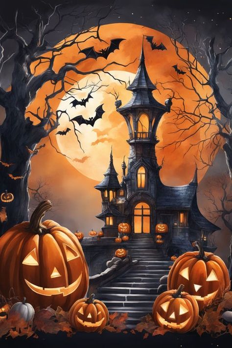 Playground - free-to-use online AI image creator Halloween Houses, Halloween Banner, Halloween Stuff, Halloween Pictures, One Image, Create Art, Image Generator, Halloween Ghost, Halloween House