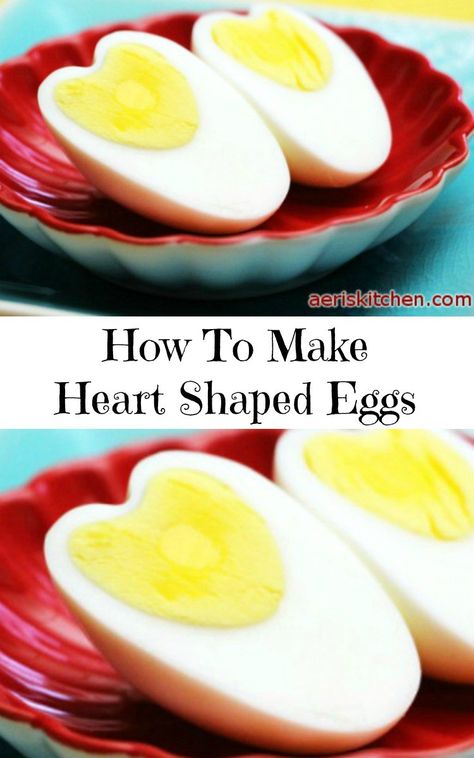 How to Make Heart Shaped Eggs - A great way to add a touch of fun to your salads! Great idea for Valentine's day and Easter too! | Lovefoodies.com Tea Party Finger Foods, Heart Shaped Food Ideas, Southern Breakfast Recipes, Valentines Tea Party, Low Carb Cheesecake Recipe, Creamy Garlic Mushrooms, Heart Shaped Food, Southern Breakfast, Shaped Food